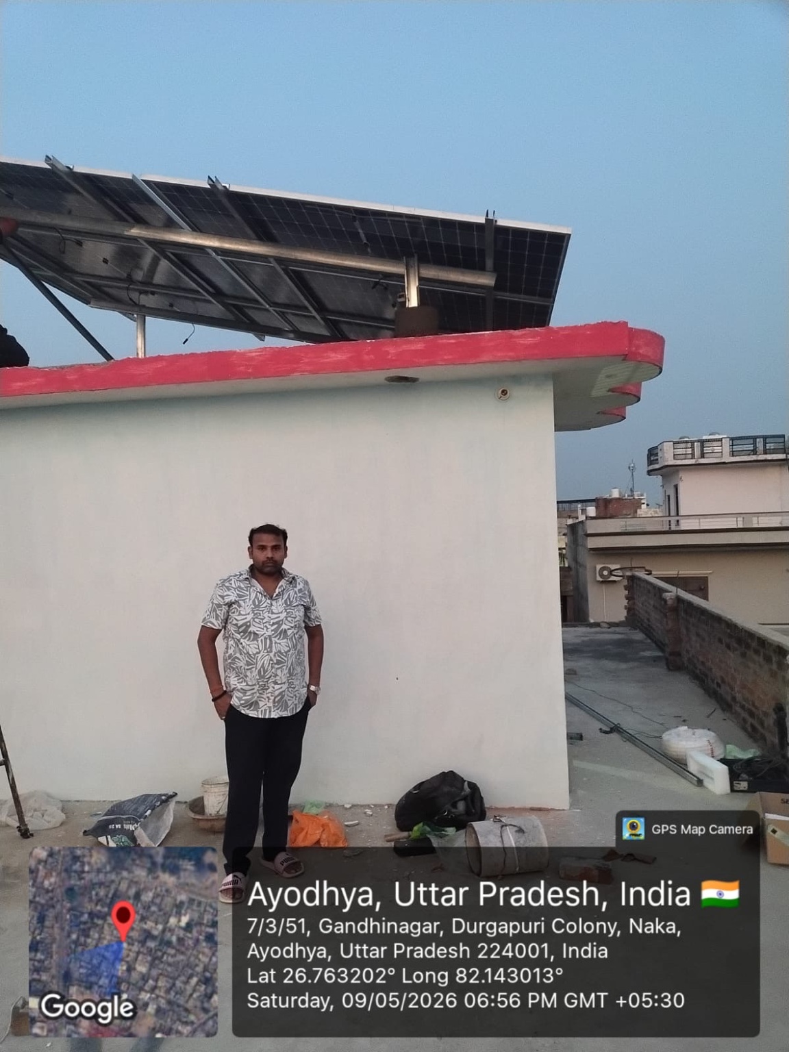 Residential solar project in Faizabad, Uttar Pradesh